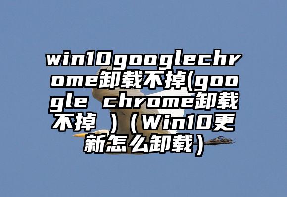 win10googlechrome卸载不掉(google chrome卸载不掉 )（Win10更新怎么卸载）