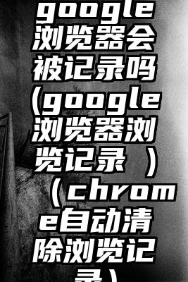 google浏览器会被记录吗(google浏览器浏览记录 )（chrome自动清除浏览记录）