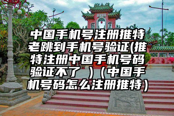 中国手机号注册推特老跳到手机号验证(推特注册中国手机号码验证不了 )（中国手机号码怎么注册推特）