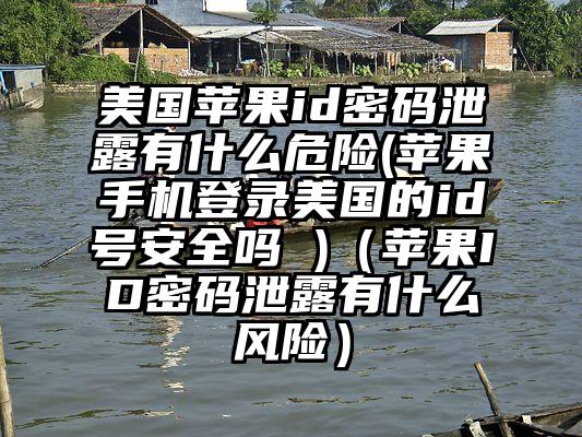 美国苹果id密码泄露有什么危险(苹果手机登录美国的id号安全吗 )（苹果ID密码泄露有什么风险）