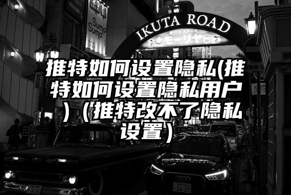 推特如何设置隐私(推特如何设置隐私用户 )（推特改不了隐私设置）