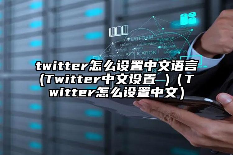 twitter怎么设置中文语言(Twitter中文设置 )（Twitter怎么设置中文）