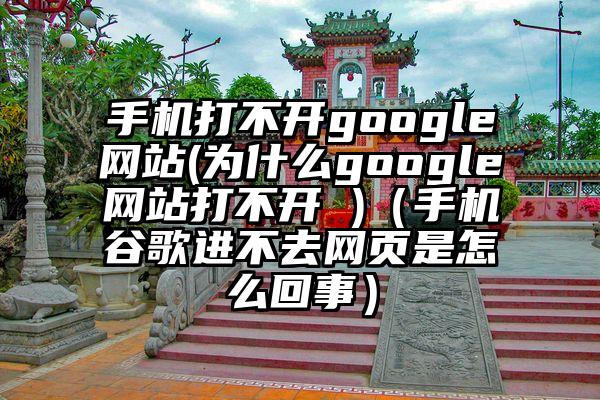 手机打不开google网站(为什么google网站打不开 )（手机谷歌进不去网页是怎么回事）