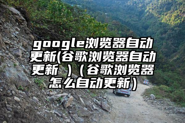 google浏览器自动更新(谷歌浏览器自动更新 )（谷歌浏览器怎么自动更新）