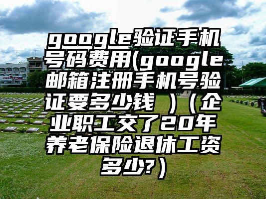 google验证手机号码费用(google邮箱注册手机号验证要多少钱 )（企业职工交了20年养老保险退休工资多少?）