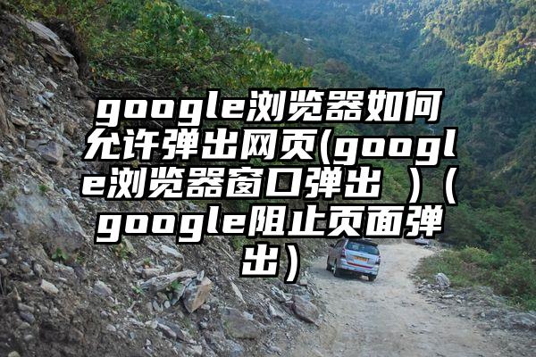 google浏览器如何允许弹出网页(google浏览器窗口弹出 )（google阻止页面弹出）