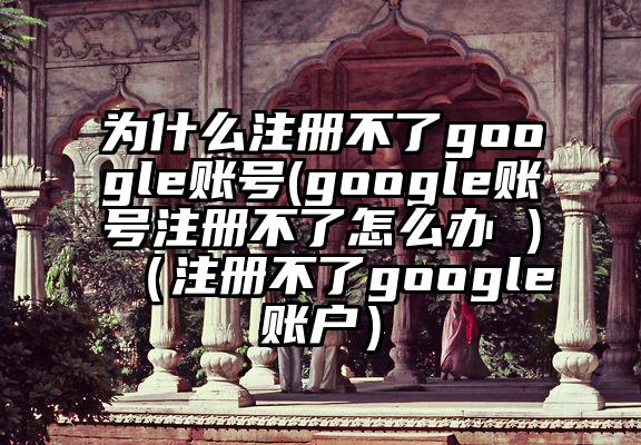 为什么注册不了google账号(google账号注册不了怎么办 )（注册不了google账户）