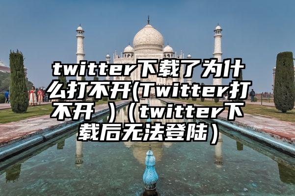 twitter下载了为什么打不开(Twitter打不开 )（twitter下载后无法登陆）