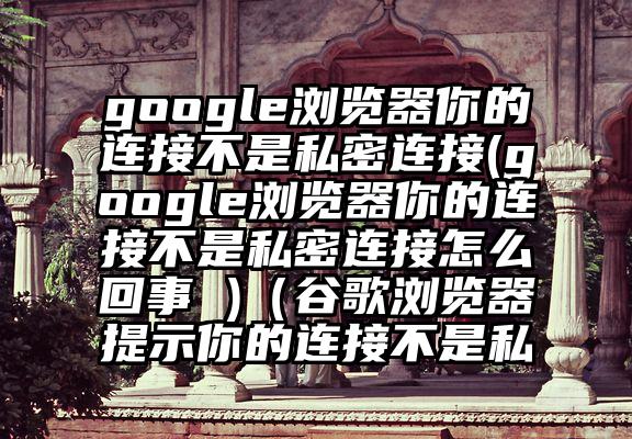 google浏览器你的连接不是私密连接(google浏览器你的连接不是私密连接怎么回事 )（谷歌浏览器提示你的连接不是私