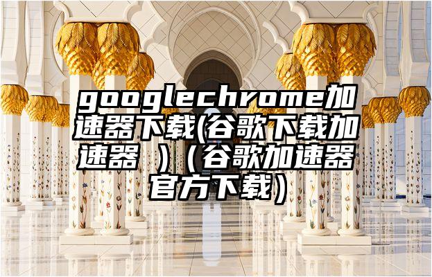 googlechrome加速器下载(谷歌下载加速器 )（谷歌加速器官方下载）